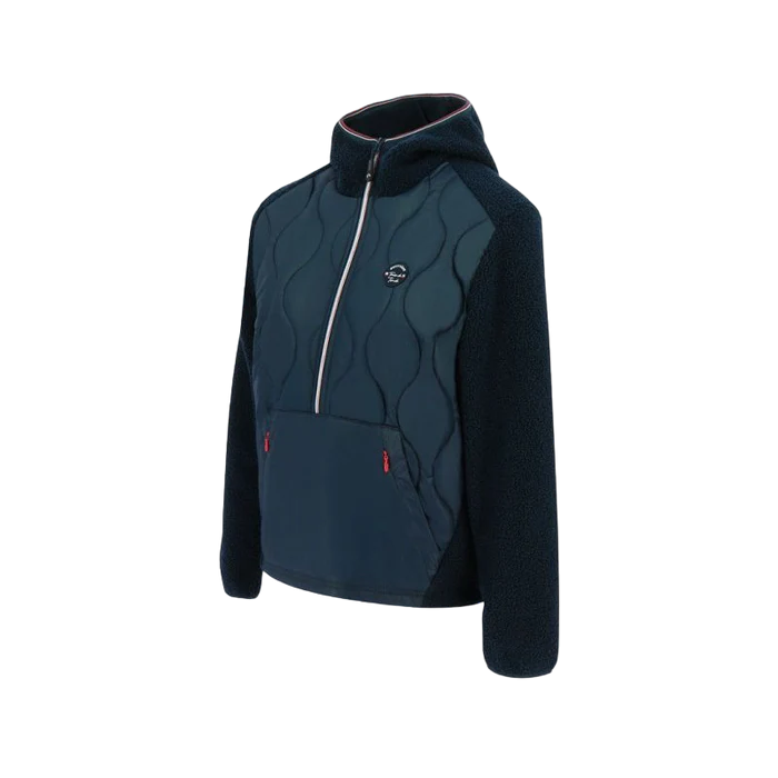 EQUITHEME - Veste Manche Longue à Capuche Femme Celia Marine