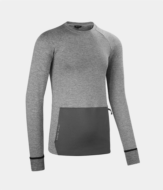 HORSE PILOT - Light Tempest Sweat Shirt Homme Gris
