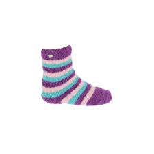 EQUI-KIDS - Chaussettes Chenille Rose/Violet/Ciel