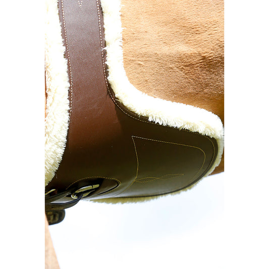 CANTER - Sangle Bavette Mouton Havane