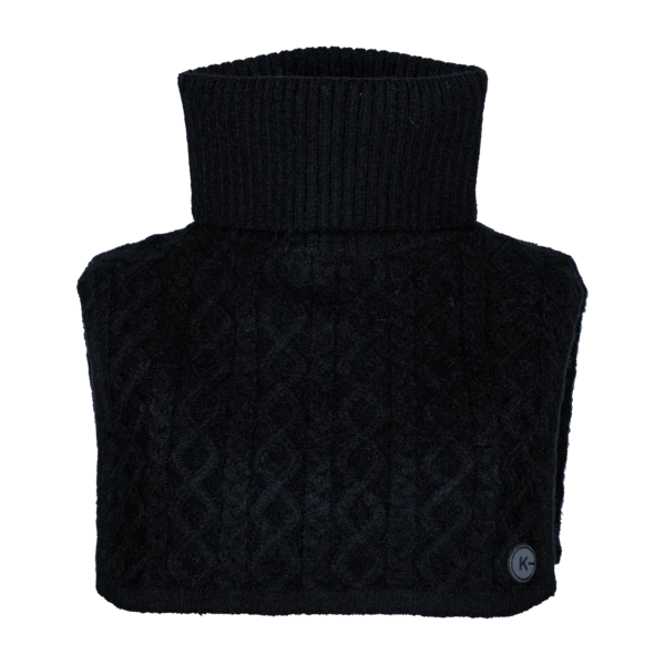 KINGSLAND - Col en Tricot Torsadé Graciella Noir