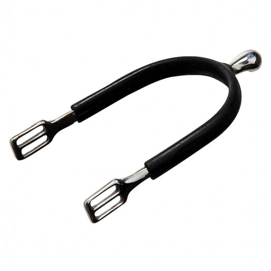 FEELING - Éperons de Polo Inox Gainé Caoutchouc Homme